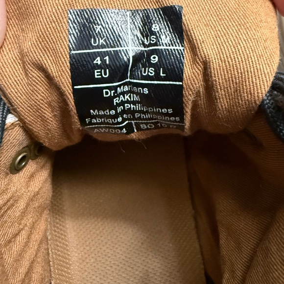 Dr. Martens Rakim Air Wair Boots Men’s 8/Women’s 9 AW004 - Picture 7 of 9